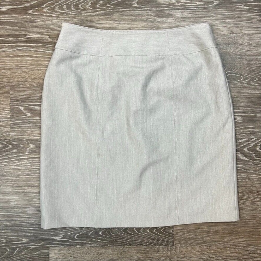 Worthington Classic Light Grey Pencil Skirt Size 14 workwear careerwear